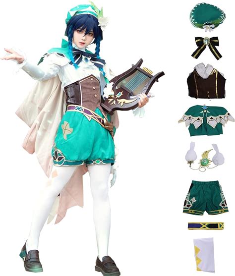 Genshinimpact Venti Cosplay Outfits Women Venti Ubuy India