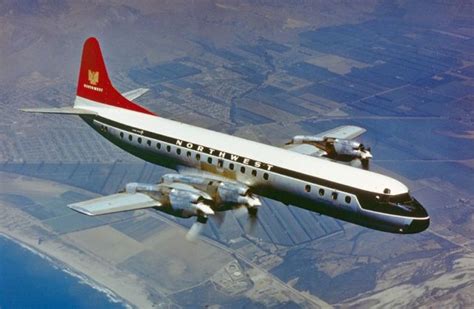 Planeshots - Lockheed L-188 Electra in Northwest colors