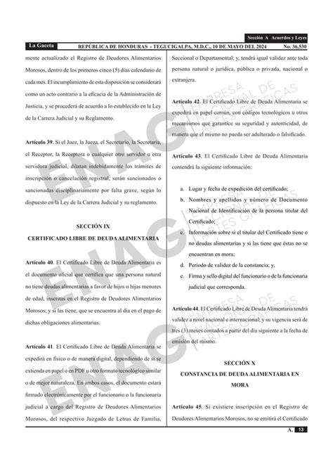 Entra en vigencia sanciones contra padres que incumplen manutención PDF