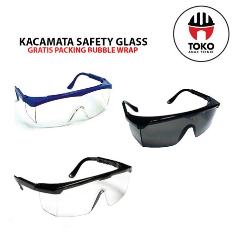 Jual Kacamata Safety Gerinda Las Bening Kacamata Safety Glass