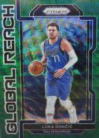 Luka Doncic Prizm Global Reach Green Wave Price Guide