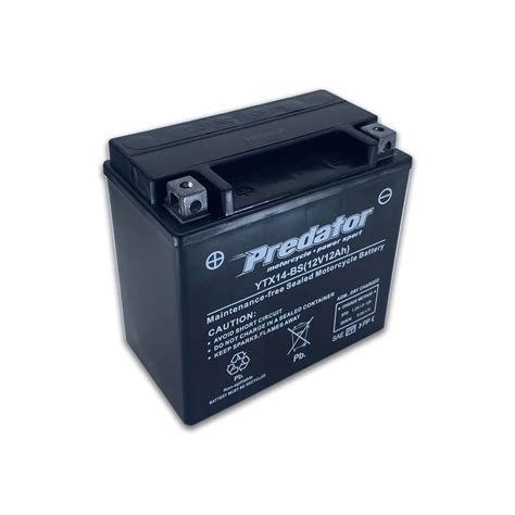 Ytx Bs Predator Motorcycle Battery Battery Empire