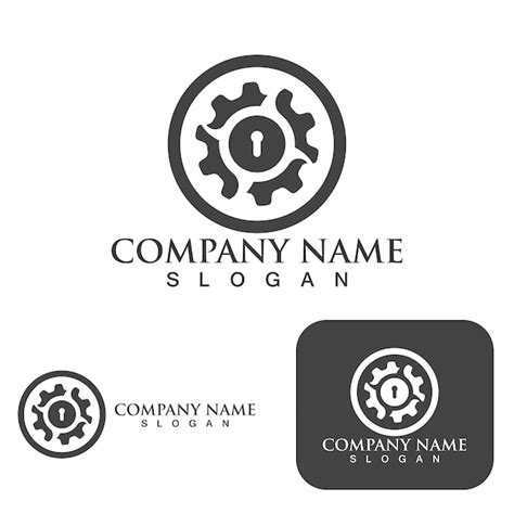 Premium Vector Gear Logo Template Vector Icon Illustration Design