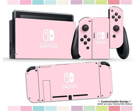 Pink Pastel Nintendo Switch Skin Sticker Vinyl Bundle – LaboTech