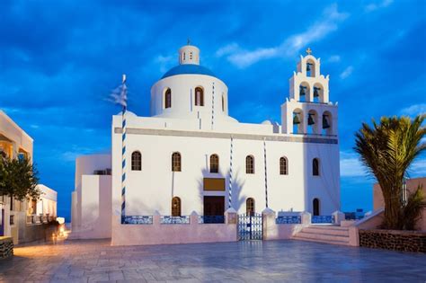 Premium Photo Oia Church Or Ekklisia Panagia Platsani Is A Greek