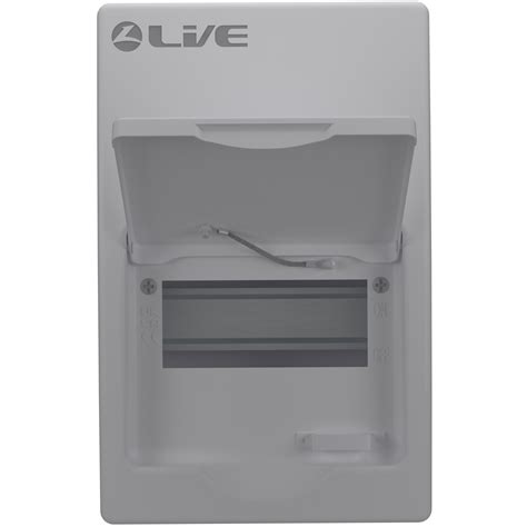 Live Electrical 6 Way Metal Clad Consumer Unit Enclosure Lsmc06 At