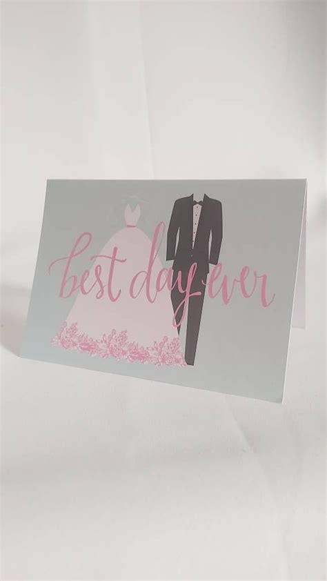 Cartes De Mariage Cartes De Voeux Etsy