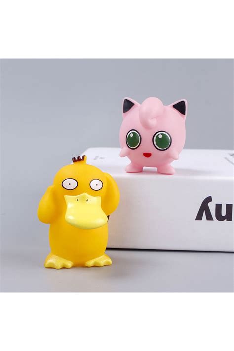 Choice Pcs Set Pokemon Pikachu Anime Figures Charmander Psyduck