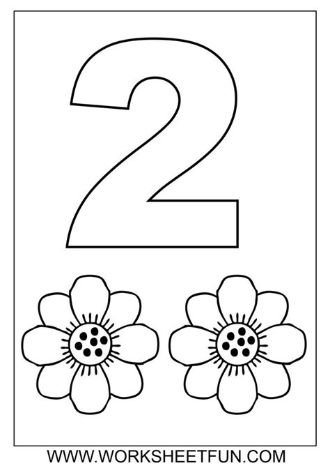 Printable Number Pages For Kids