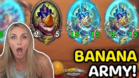 Banana Slamma Is Still Crazy Powerful Hearthstone Battlegrounds Youtube