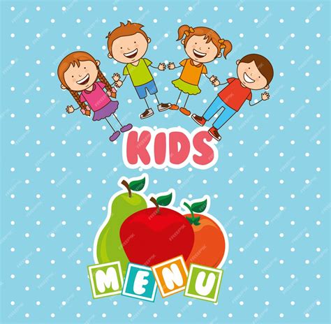 Premium Vector Kids Menu