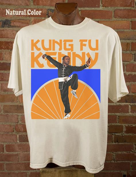 Kendrick Lamar Inspired Kung Fu Kenny Graphic Tee Vintage 90 S Comic