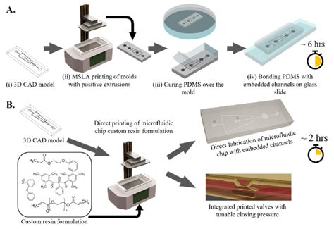 A Pdms Microfluidic Chips Developed With 3d Printed Positive Molds