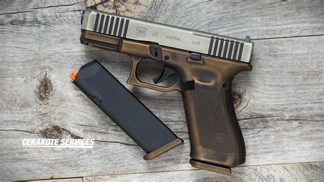 Glock 45 MOS Burnt Bronze Battle Born NiB Cerakote Services