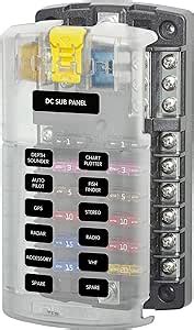 Blue Sea Systems St Blade Fuse Block Circuits With Negative Bus