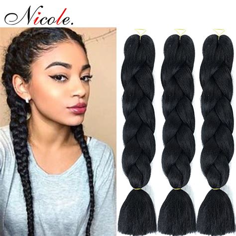 2020 Wholesale Kanekalon Jumbo Braiding Hair Synthetic Twist 24 Inch Ombre Kanekalon Braids Hair