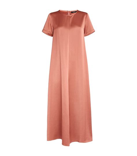 Weekend Max Mara Satin Midi Dress Harrods Us