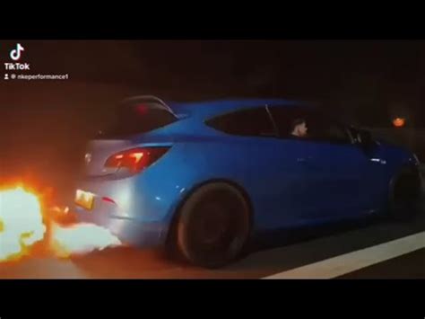 VAUXHALL ASTRA J VXR GTC FLAMES WITH NKE DUAL FLAMER KIT Car Cars