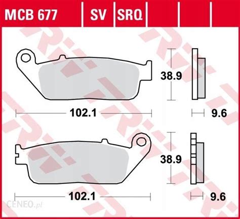 Części motocyklowe Trw Klocek Hamulcowy Kpl Lucas Sinter Sv Mcb677Sv