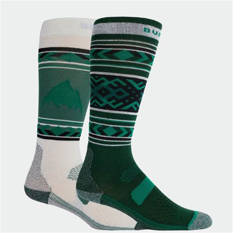 Burton Performance Lightweight 2 Pack Socks Wmn Green Botanical Garden