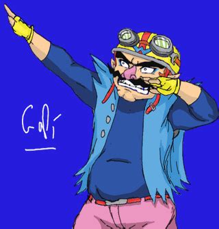 Wario is dark blue : r/Wario