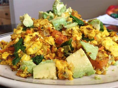 The Best Vegan Tofu Scramble With Veggies Recipe Tofu Scramble Tofu Tofu Scramble Vegan