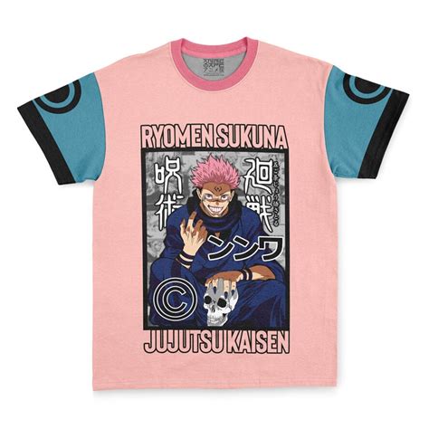 Hooktab Ryomen Sukuna Jujutsu Kaisen Anime T Shirt HookTab