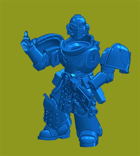 3d File Ultramarines Space Marines 5 🛰 ・3d Printer Model To Download・cults