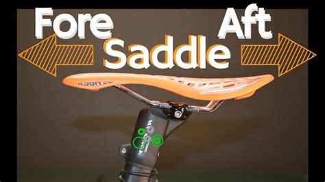 How To Set Saddle Fore Aft Bike Fit Tip Youtube