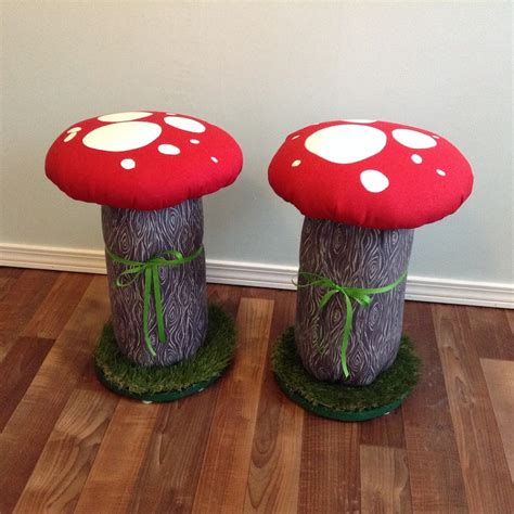 Adult Mushroom Chair Stool Chair Upholstered Pedestal Etsy