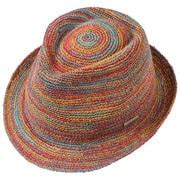 Monett Crochet Trilby Straw Hat By Stetson