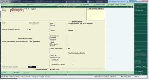 How To Record Tds Deducted By Flipkart In Tally Ecom Tally