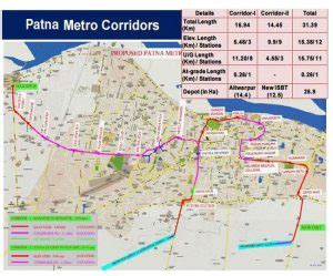 Patna Metro Rail Corridors Get Approval From Bihar Govt For Revised ...