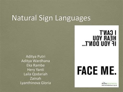 Introduction to sign language