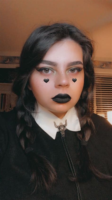 🖤wednesday🖤 Wednesday Addams Makeup Halloween Makeup Looks Face