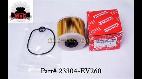 HINO Fuel Filter 23304 EV260 YouTube