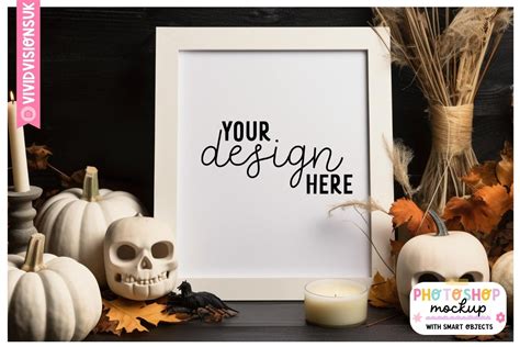 Halloween Frame Photoshop Mockup Graphic By Clipcraft · Creative Fabrica