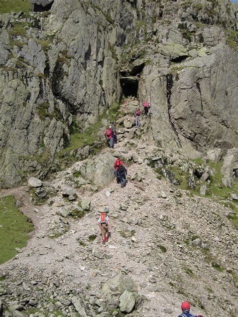 Attempting The Bad Step Crinkle Crags A Photo On Flickriver