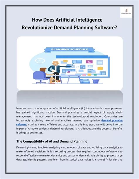 Ppt How Does Artificial Intelligence Revolutionize Demand Planning