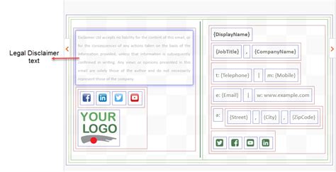 Working With The Legal Disclaimer Signature Element Exclaimer Knowledge Base