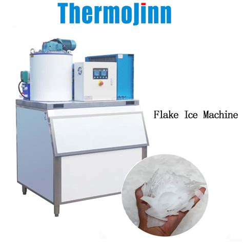 Thermojinn 1 Ton Air Cooler Ice Maker Machine Commercial Flake Ice