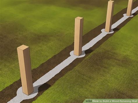 How To Build A Wood Retaining Wall 12 Steps With Pictures