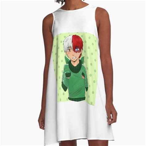 "Child!Todoroki cosplaying Deku" A-Line Dress by Yumenofude | Redbubble