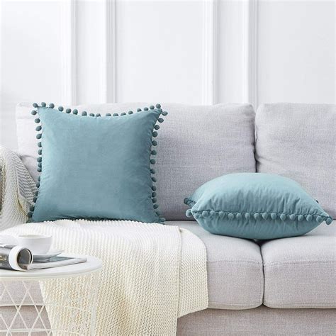 Top Finel Decorative Throw Pillow Covers For Couch Bed Soft Particles