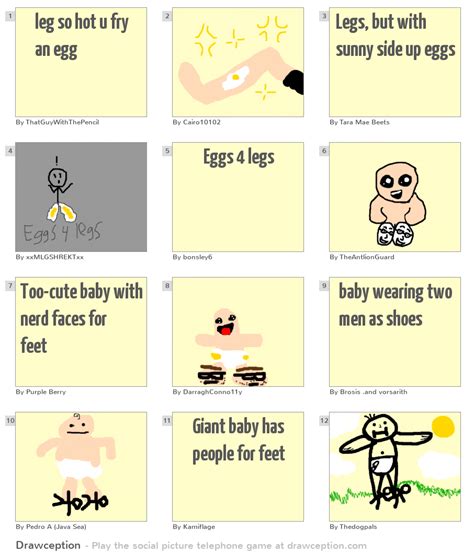 Leg So Hot U Fry An Egg Drawception