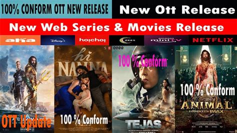 New Ott Movies Release Update Aquaman Ott Tejas Ott Hi Nanna