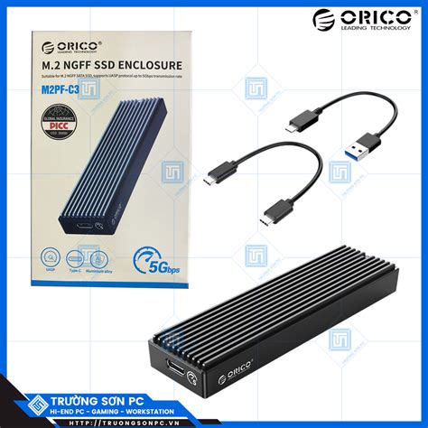 Box Đựng Ổ Cứng Di Động M 2 NGFF SSD SATA To USB 3 1 Gen1 ORICO M2PF C3