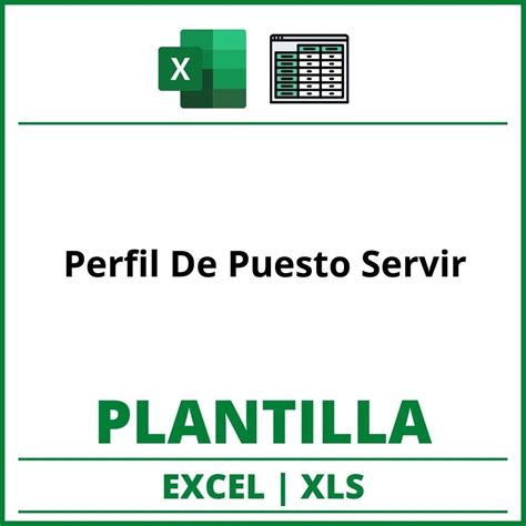 Formato De Analisis De Puesto Excel XLS