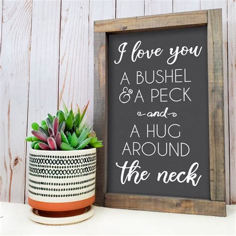 Bushel And A Peck Etsy