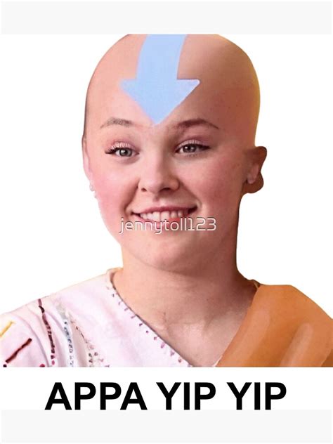 Jojo Siwa Avatar The Last Airbender Meme Poster By Jennytoll123